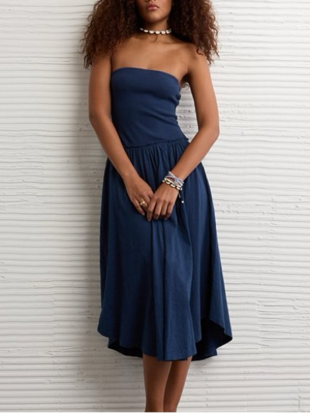 AE Sunchaser Strapless Midi Dress
